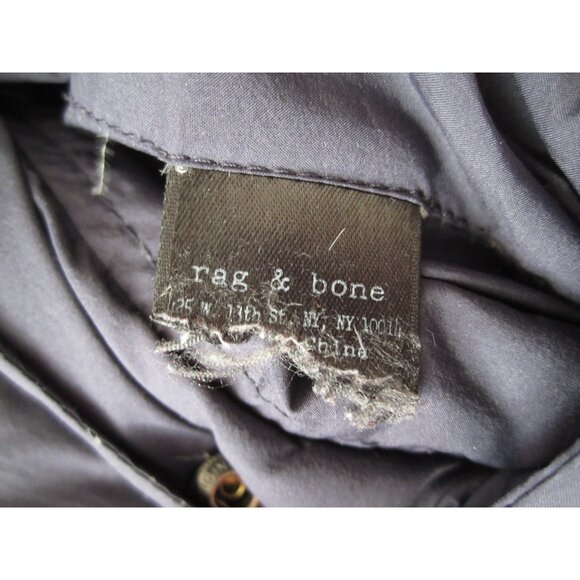 Women Rag & Bone Snap Button Puffer Duck Down Jacket Sz 36 (WS79) - Picture 12 of 12